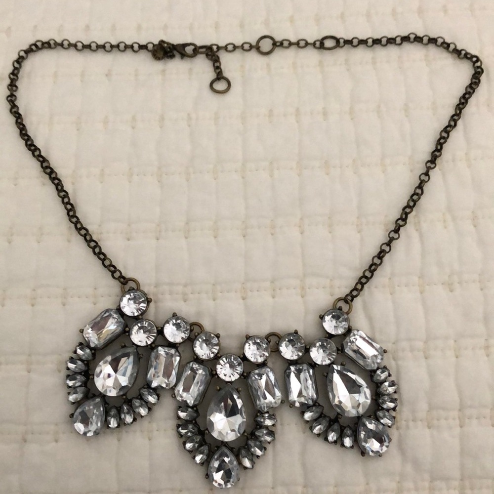 J Crew Rhinestone Necklace